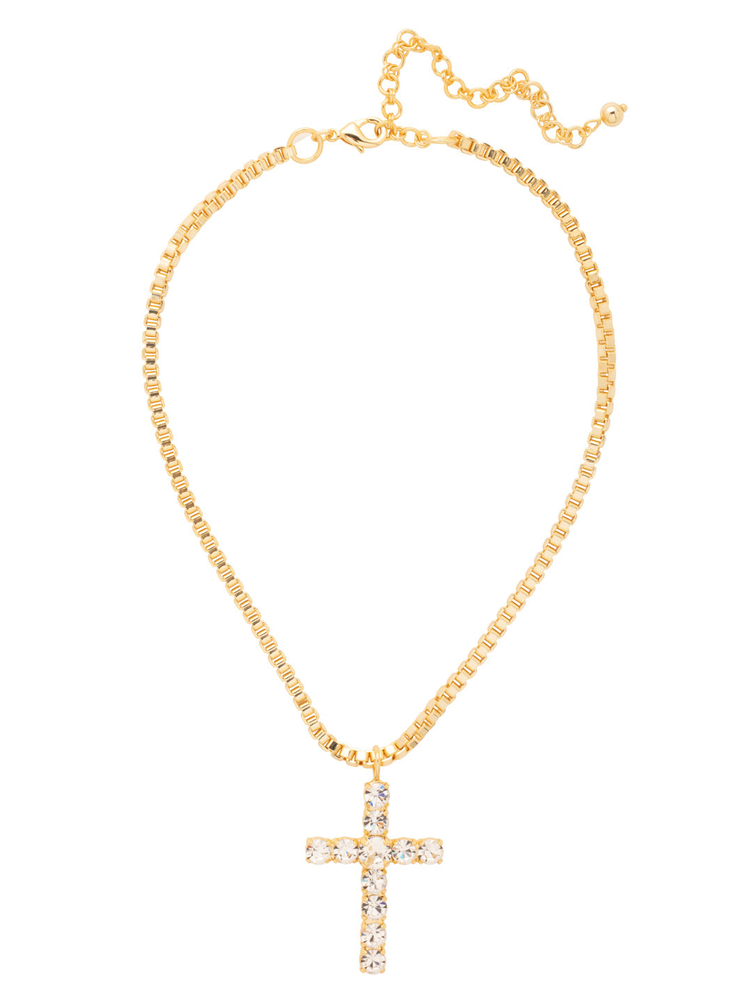 Sorrelli Crystal Christina Cross Pendant Necklace