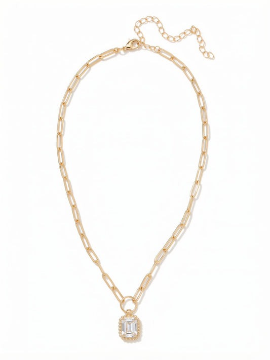 Sorrelli Crystal Octavia Scalloped Pendant Necklace