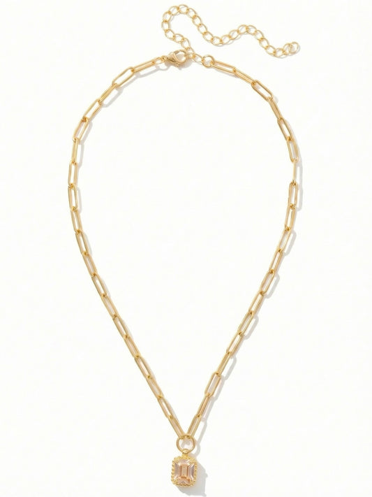 Sorrelli Golden Shadow Octavia Scalloped Pendant Necklace