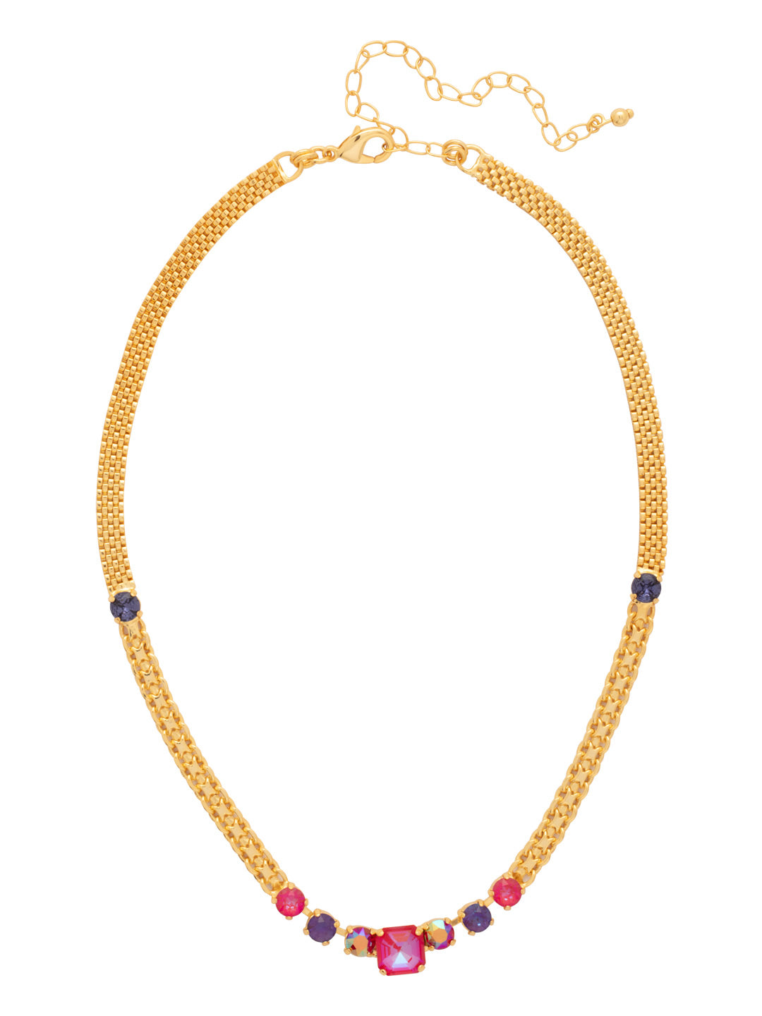 Sorrelli red velvet Kimber Tennis Necklace