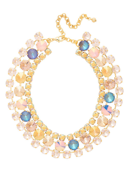 Sorrelli Chai Latte Penelope Layered Statement Necklace