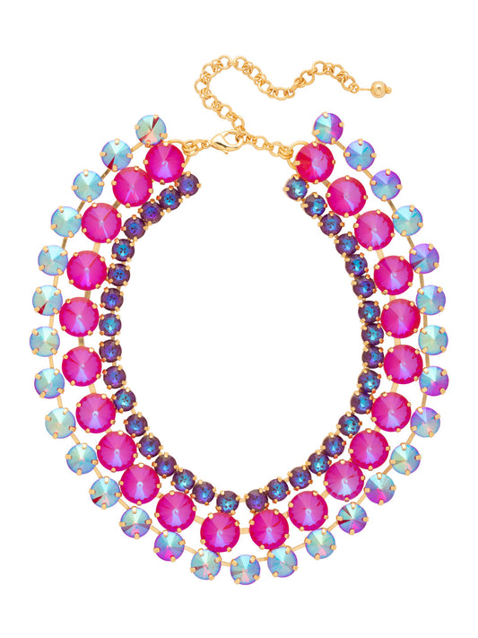 Sorrelli Red Velvet Penelope Layered Statement Necklace