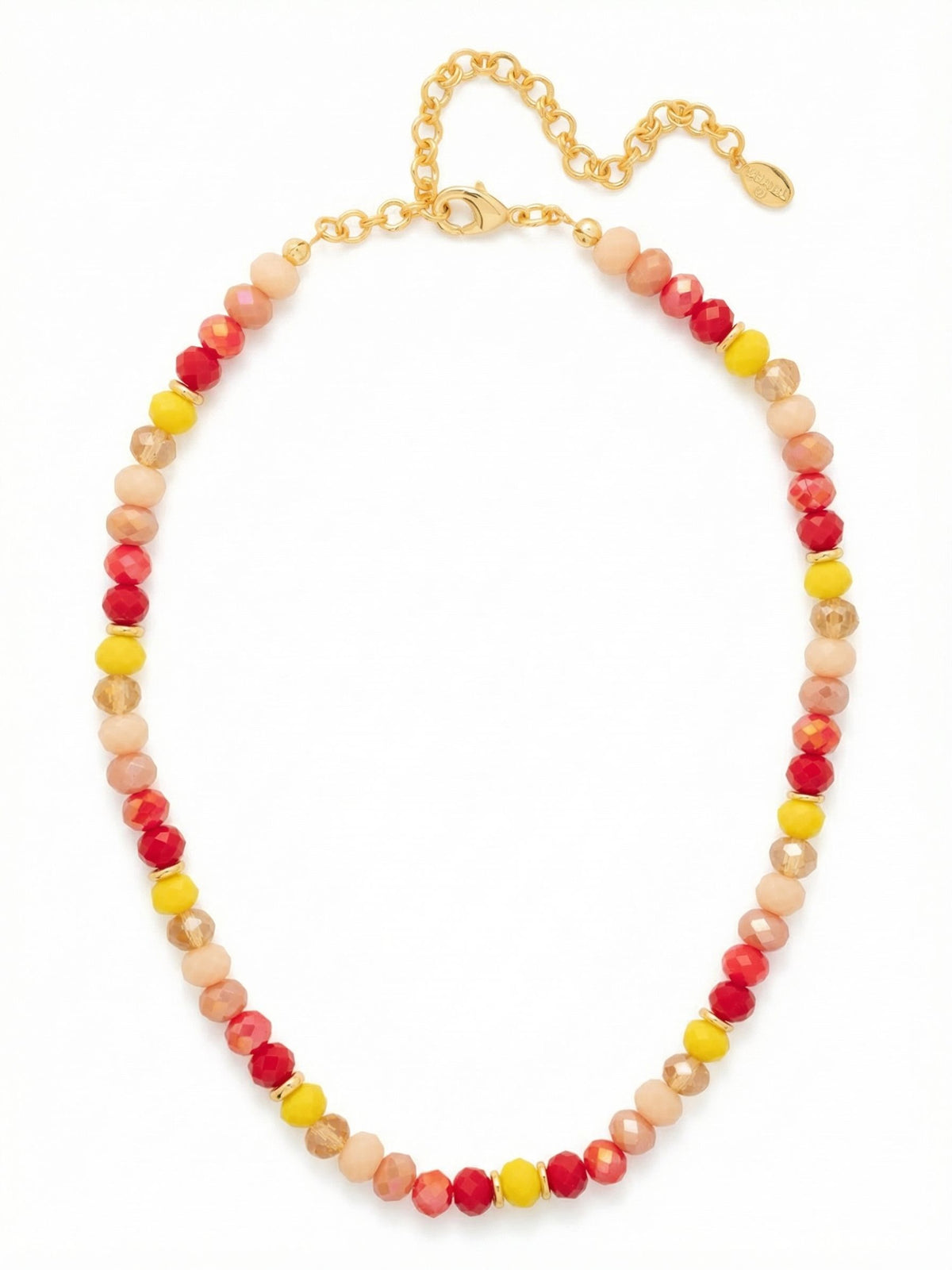 Sorrelli Moroccan Sunrise Kaya Beaded Tennis Necklace