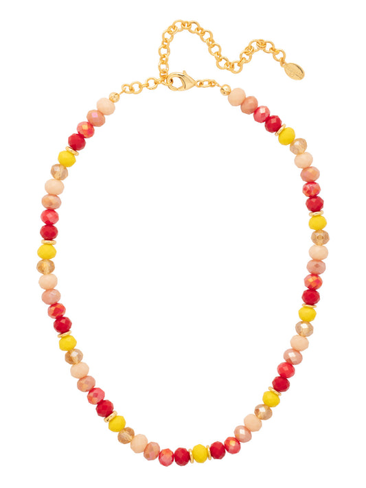 Sorrelli Moroccan Sunrise Kaya Beaded Tennis Necklace