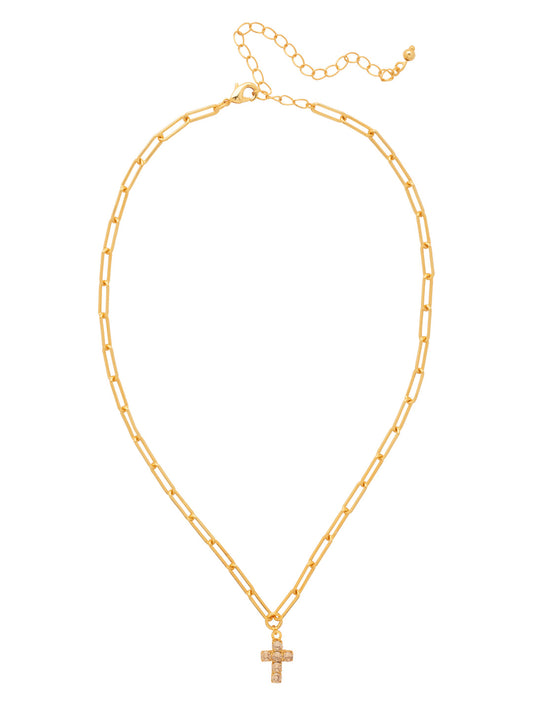 Sorrelli Silk Carly Cross Pendant Necklace