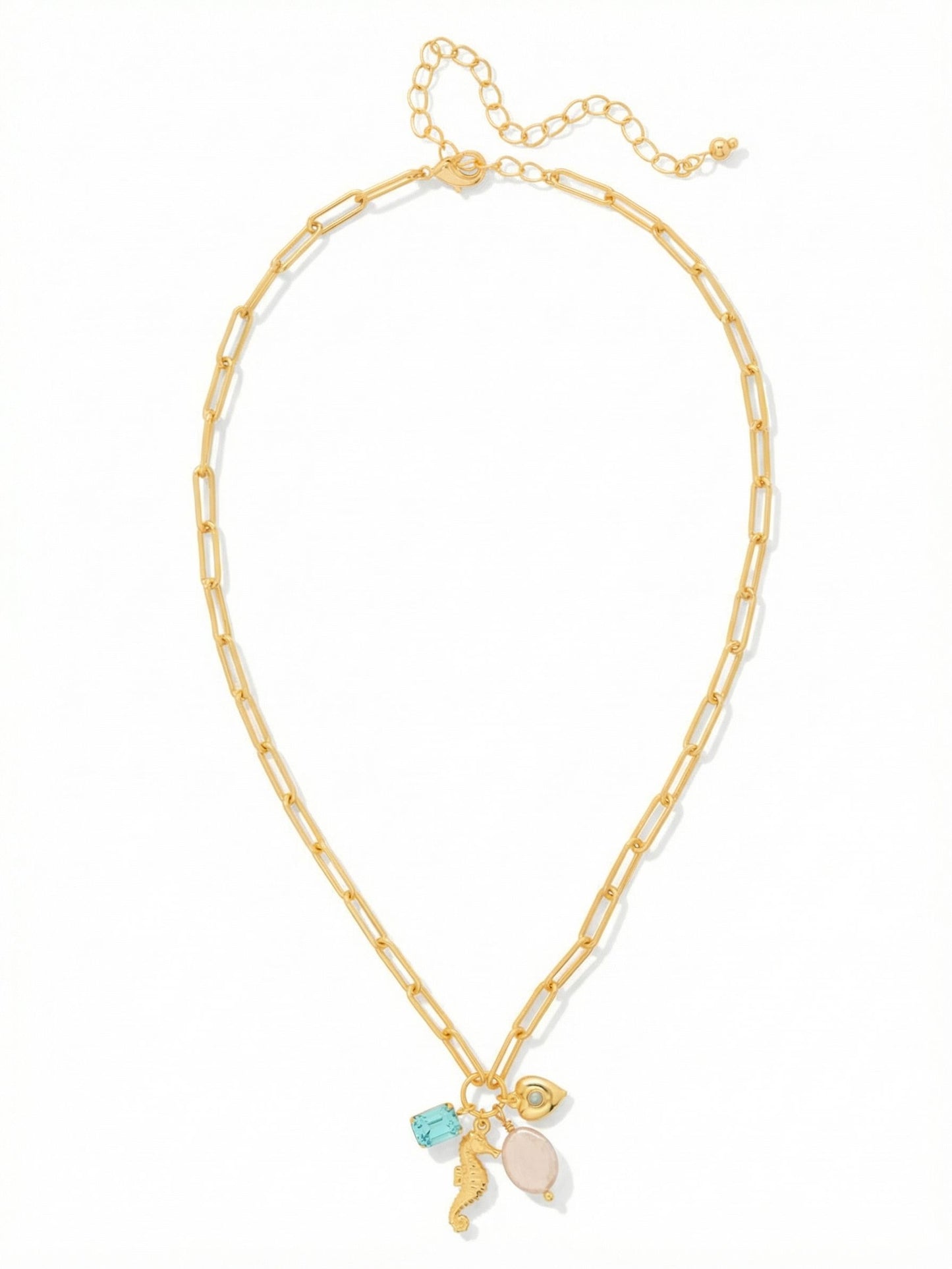 Sorrelli Coastal Dreams Seahorse Charm Pendant Necklace