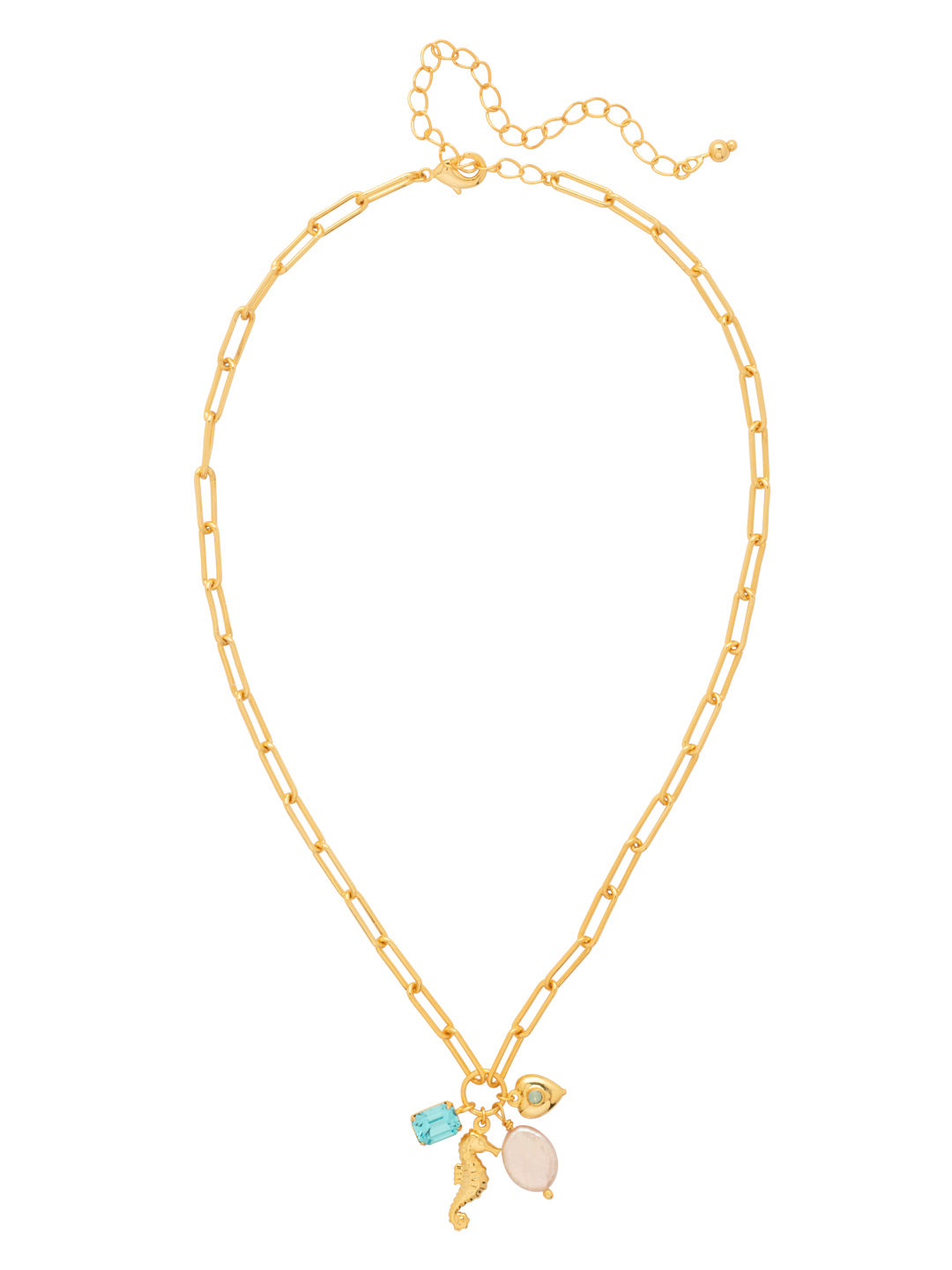 Sorrelli Coastal Dreams Seahorse Charm Pendant Necklace