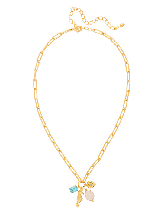 Sorrelli Coastal Dreams Seahorse Charm Pendant Necklace