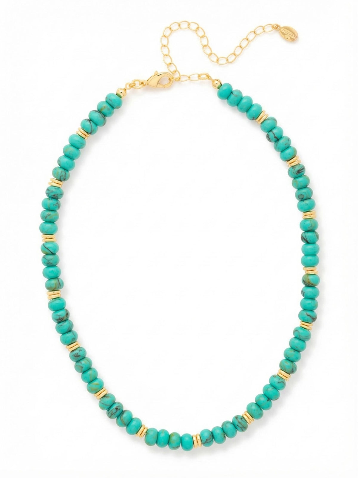 Sorrelli Turquoise Capri Beaded Tennis Necklace