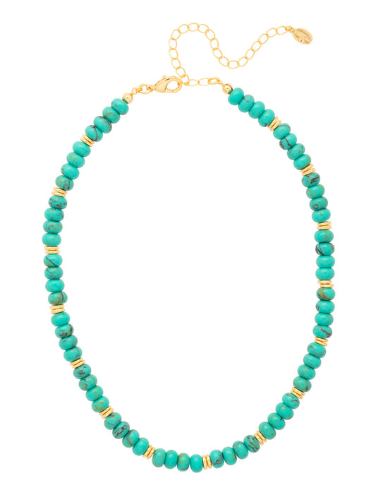 Sorrelli Turquoise Capri Beaded Tennis Necklace