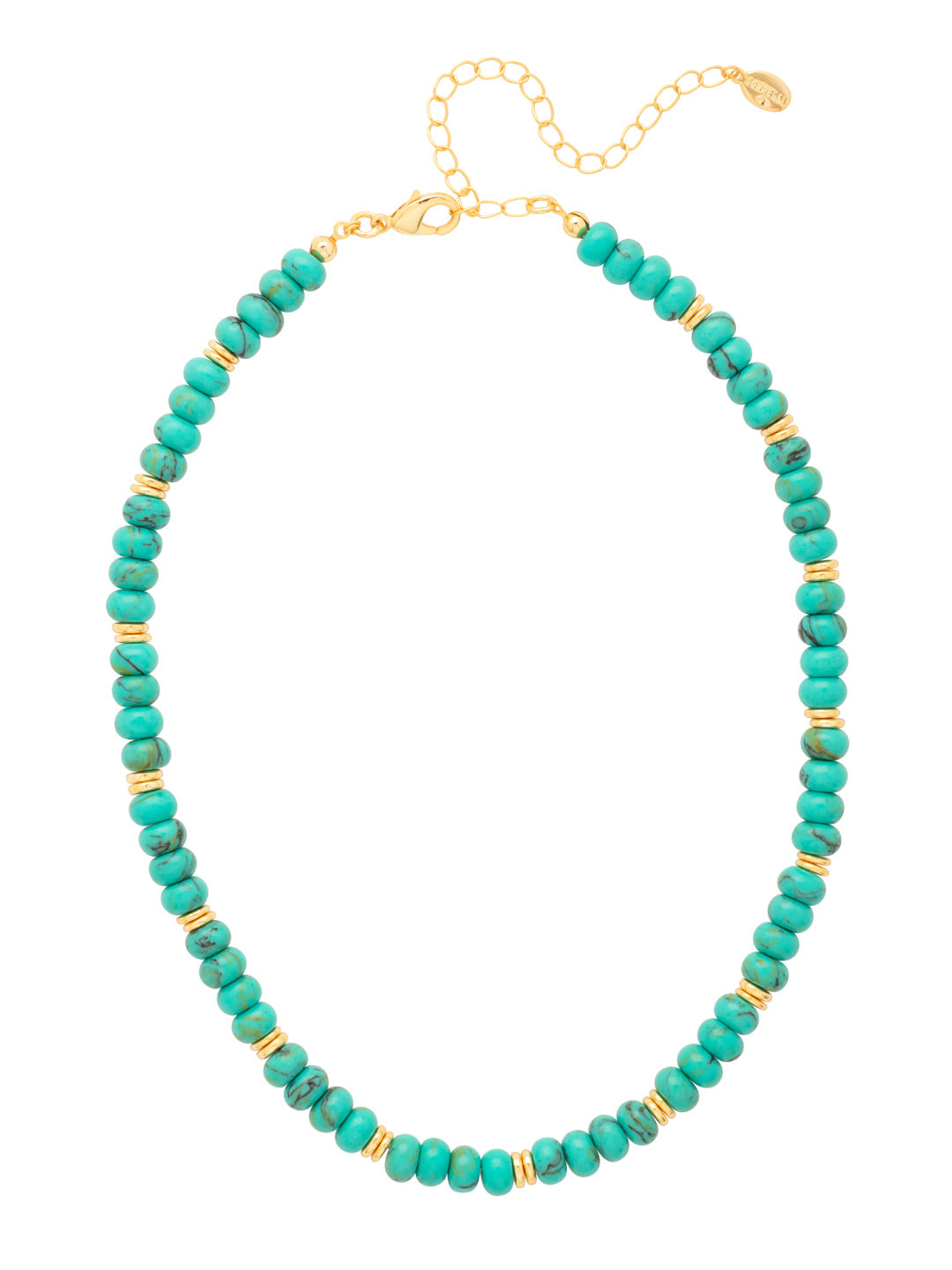 Sorrelli Turquoise Capri Beaded Tennis Necklace