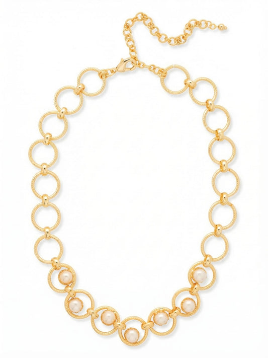 Sorrelli Modern Pearl Odessa Tennis Necklace