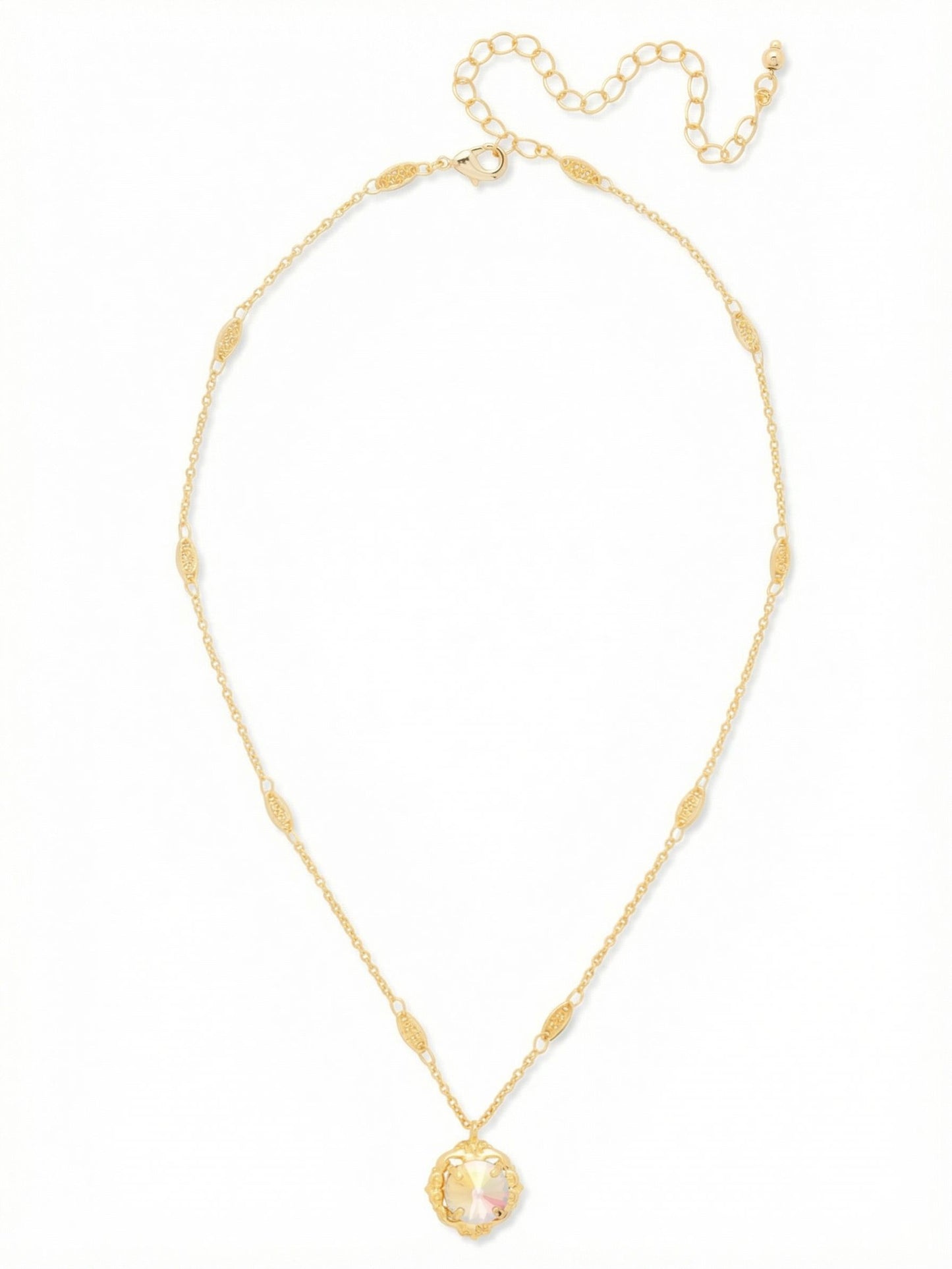 Sorrelli Light Rose AB Lori Pendant Necklace