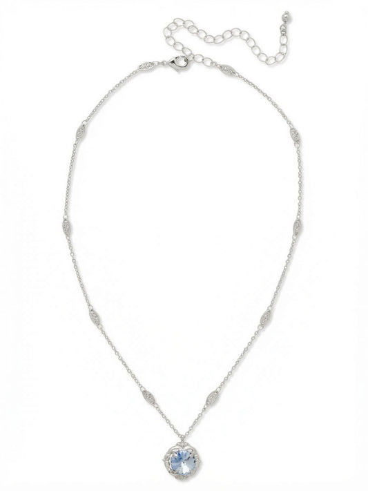 Sorrelli Light Sapphire Lori Pendant Necklace