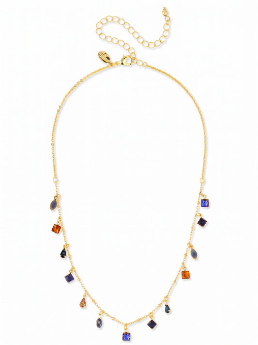 Sorrelli Denim Moon Indie Tennis Necklace