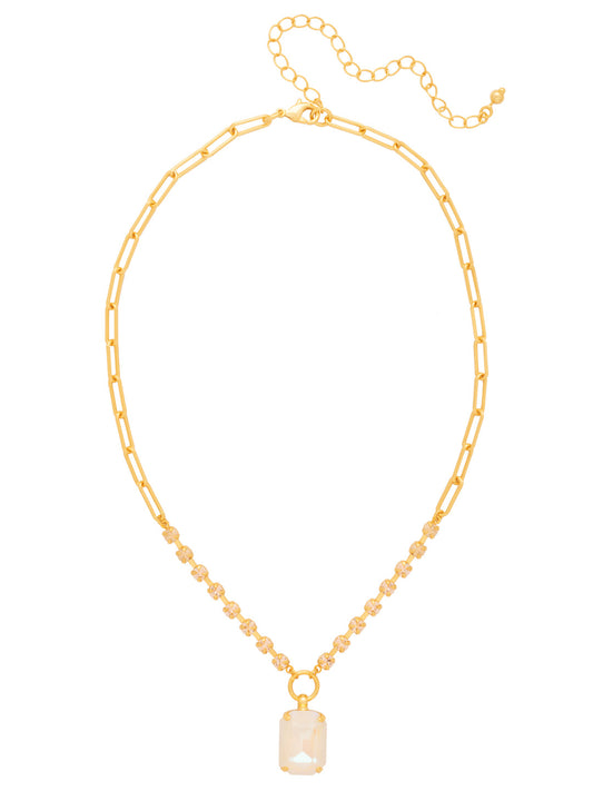 Sorrelli Golden Goddess Iris Pendant Necklace