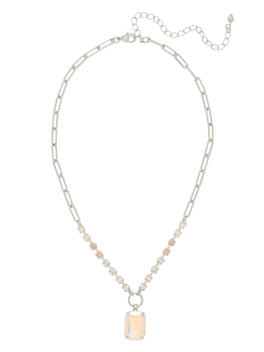 Sorrelli Rainbow Quartz Iris Pendant Necklace