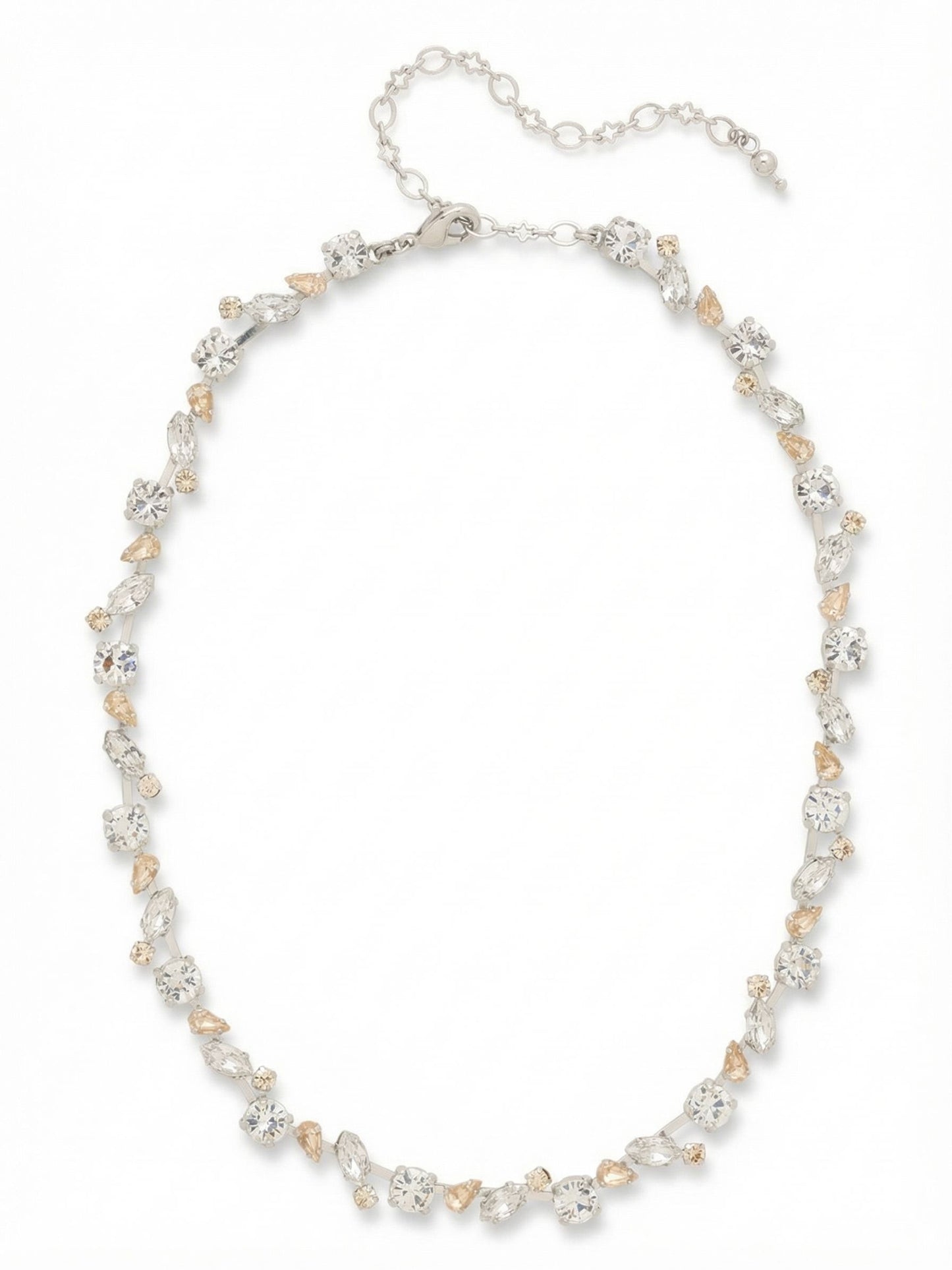Sorrelli Crystal Lace Daphne Tennis Necklace