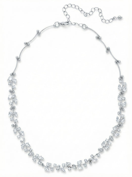 Sorrelli Crystal Hyacinth Tennis Necklace