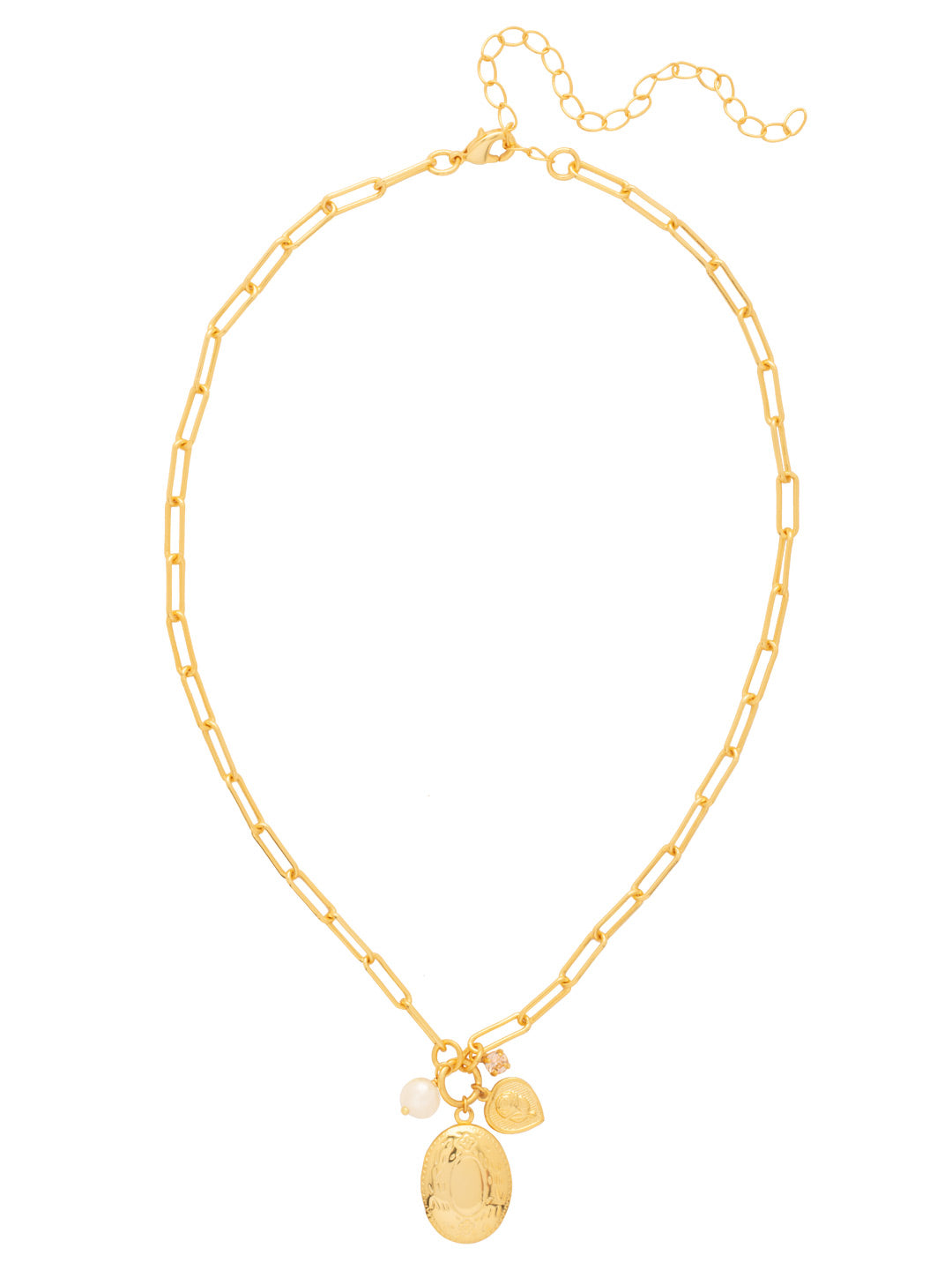 Sorrelli Silk Rosie Locket Pendant Necklace
