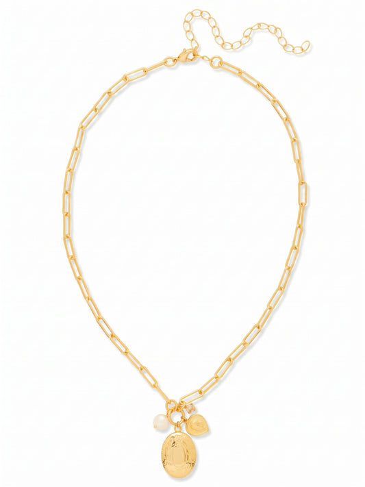 Sorrelli Silk Rosie Locket Pendant Necklace
