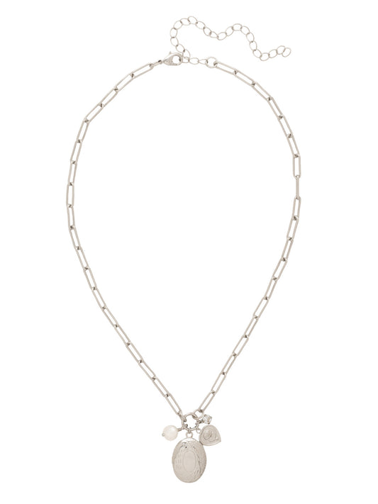 Sorrelli Crystal Rosie Locket Pendant Necklace
