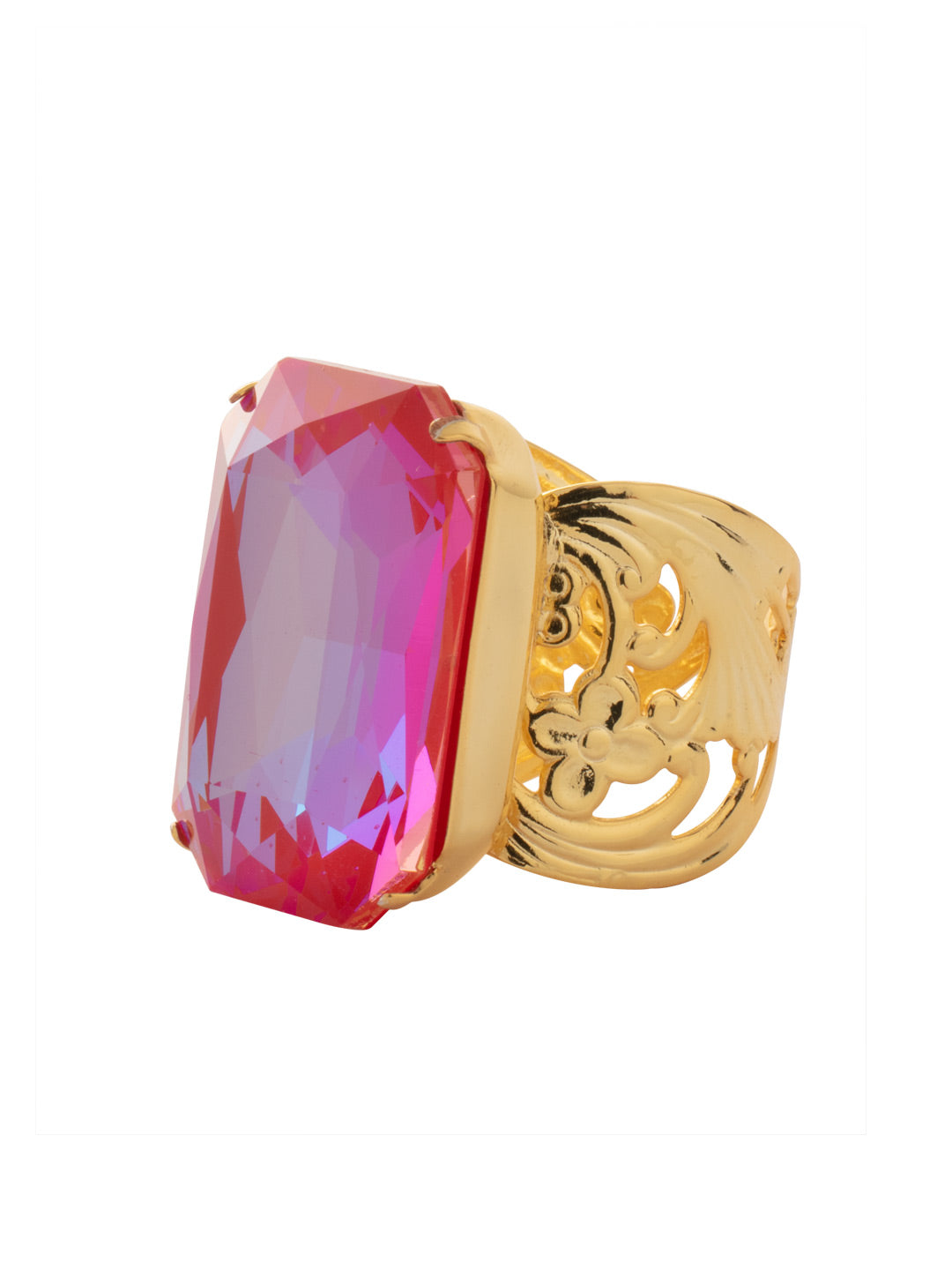 Sorrelli Royal Red Delite Viretta Cocktail Ring