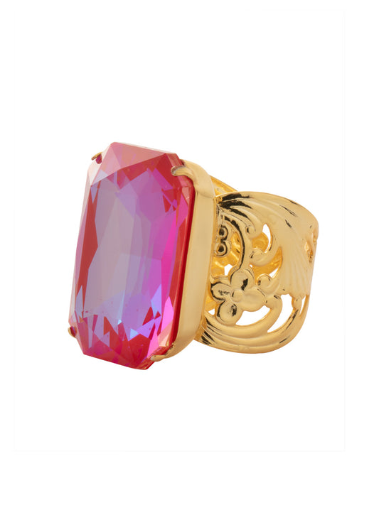 Sorrelli Royal Red Delite Viretta Cocktail Ring
