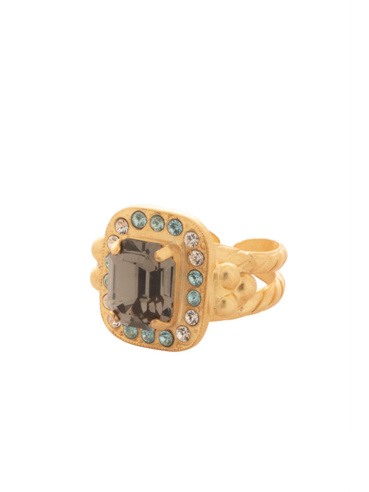 Sorrelli Laguna Beach Opulent Octagon Cocktail Ring