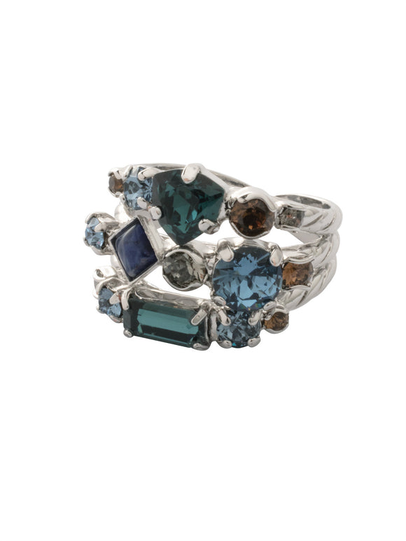 Sorrelli Aspen SKY Sedge Stacked Ring