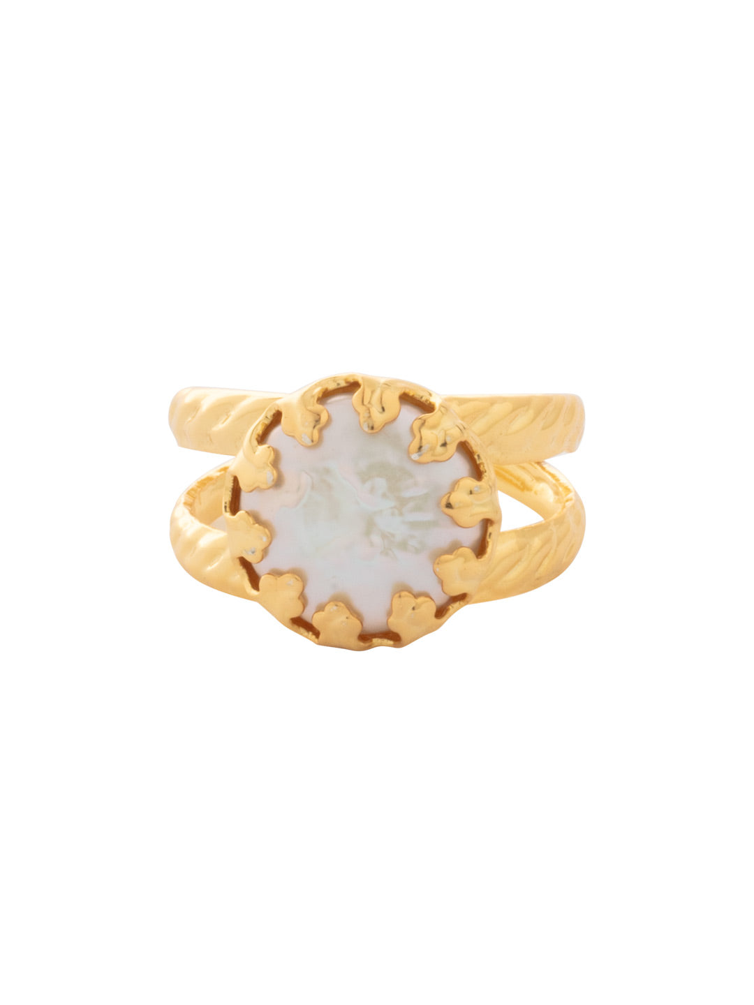 Sorrelli Modern Pearl Isabella Cocktail Ring