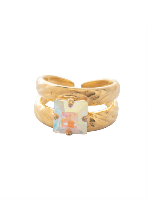 Sorrelli Crystal Aurora Borealis Reese Cocktail Ring