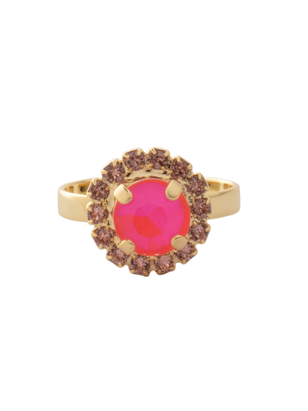 Sorrelli Big Flirt Haute Halo Cocktail Ring