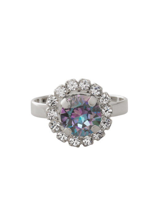 Sorrelli Vitrail Light Haute Halo Cocktail Ring