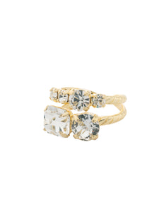 Sorrelli Crystal Miriam Stacked Ring