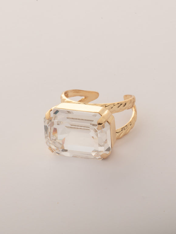 Sorrelli Crystal Clear Kathleen Statement Ring