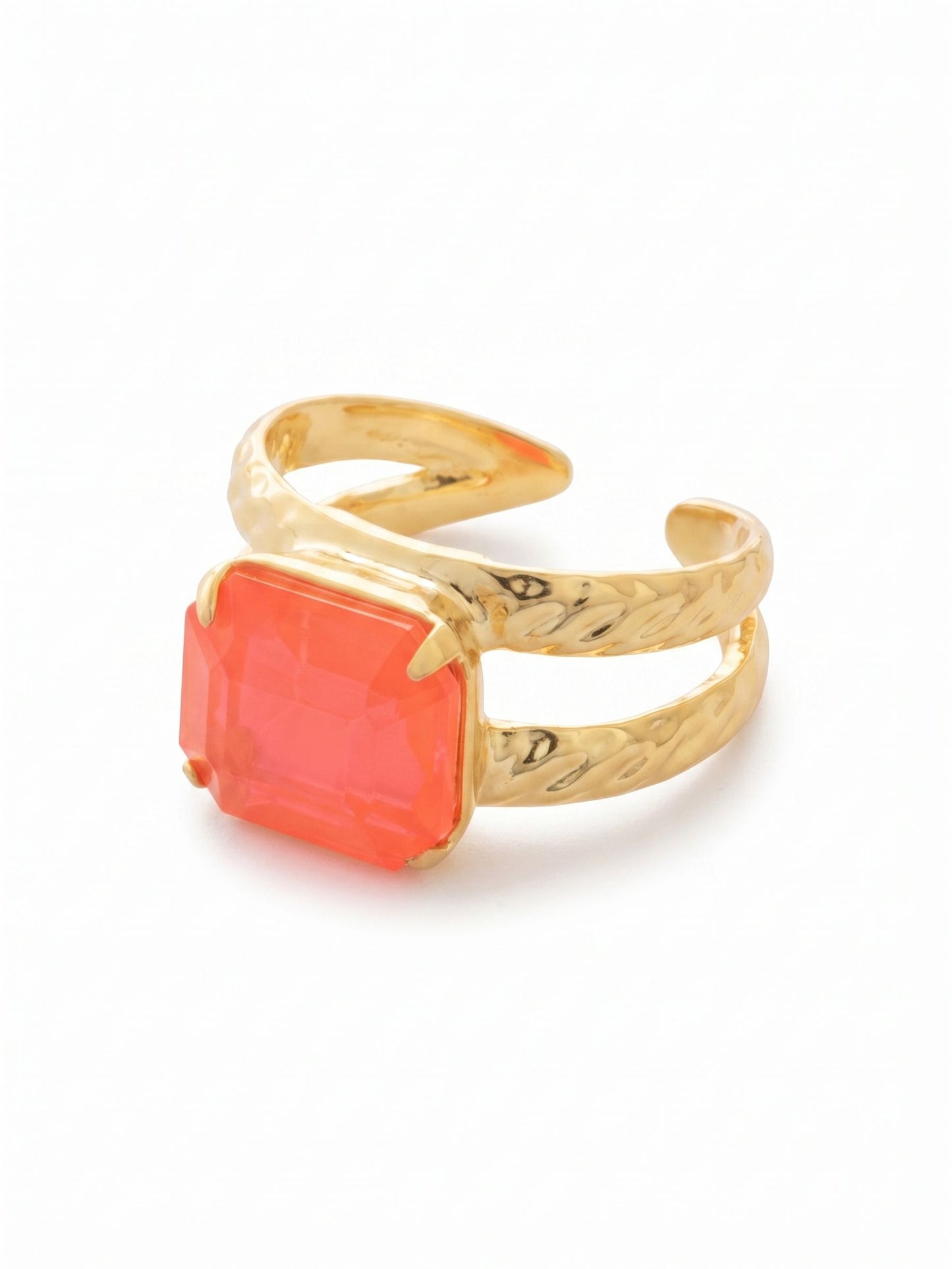 Sorrelli Electric Hyacinth Octavia Adjustable Cocktail Ring