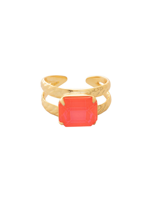 Sorrelli Electric Hyacinth Octavia Adjustable Cocktail Ring