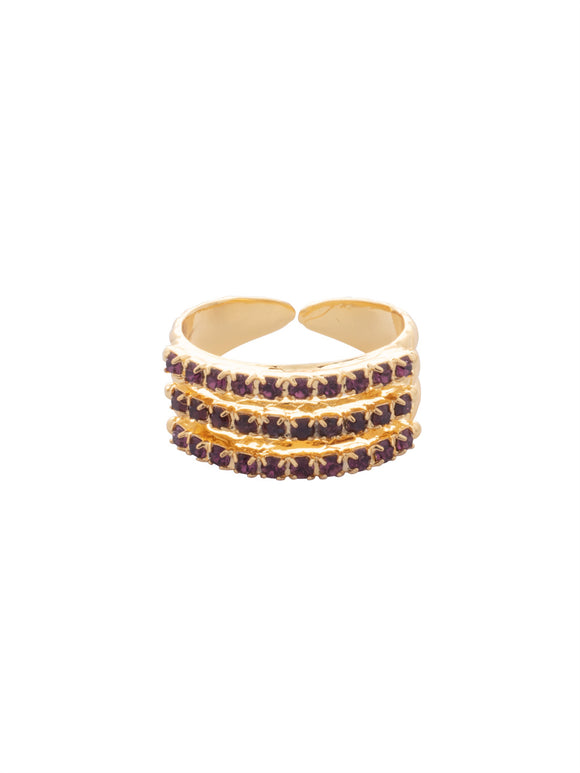 Sorrelli Merlot Rosamund Stacked Ring