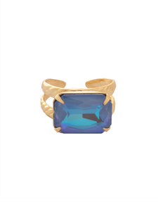 Sorrelli Ocean Delite Emerald Cocktail Ring