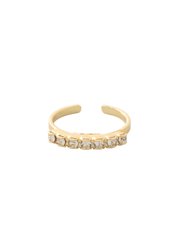 Sorrelli Crystal Crystal Studded Band Ring