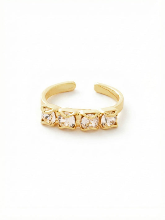 Sorrelli Crystal Jane Band Ring
