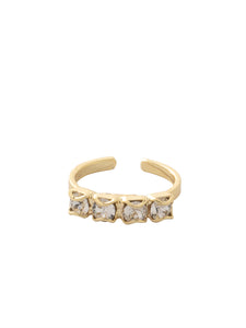 Sorrelli Crystal Jane Band Ring