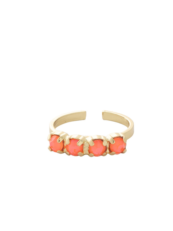 Sorrelli Electric Orange Jane Band Ring