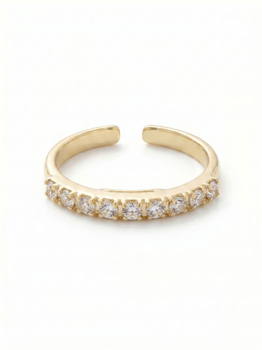 Sorrelli Crystal Evalina Band Ring