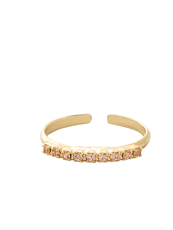 Sorrelli Light Peach Evalina Band Ring