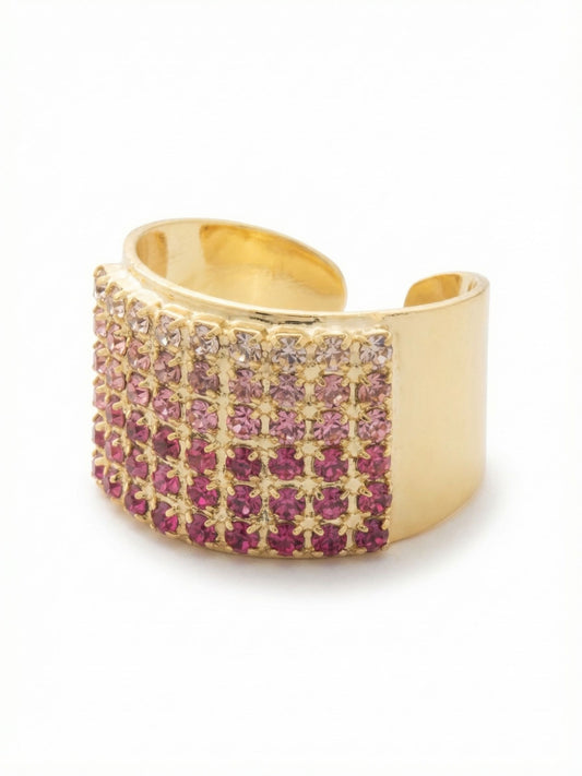 Sorrelli Big Flirt Mini Crystal Pave Cocktail Ring