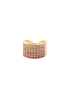 Sorrelli Big Flirt Mini Crystal Pave Cocktail Ring