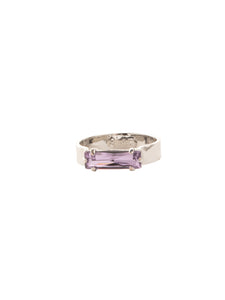 Sorrelli Lilac Champagne Bindi Closed Band Ring