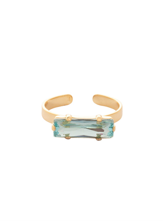 Sorrelli Aquamarine Bindi Band Ring